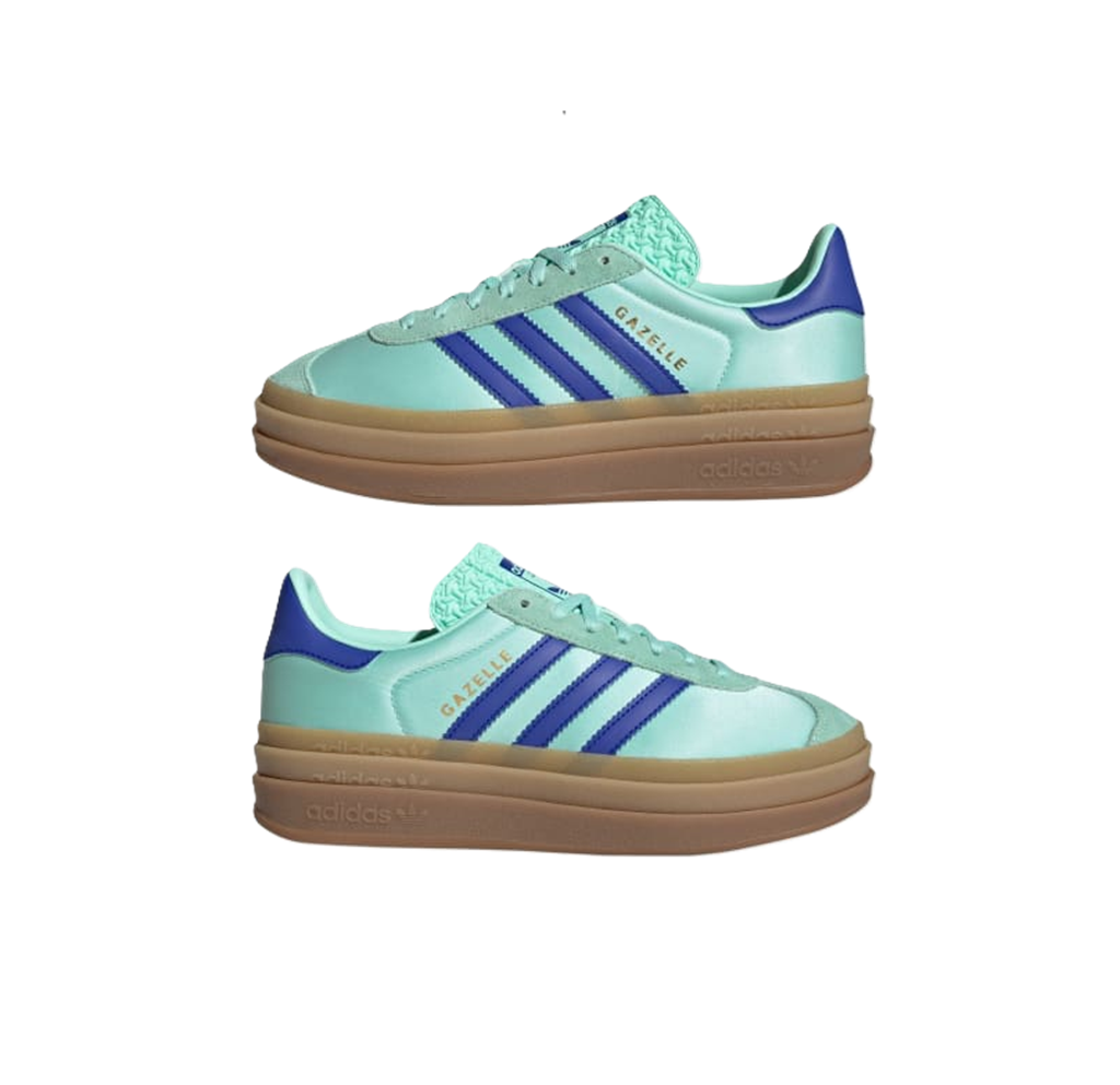 Alternative view of Giày Adidas Gazelle Bold 'Clear Mint Lucid Blue Satin' JI2702