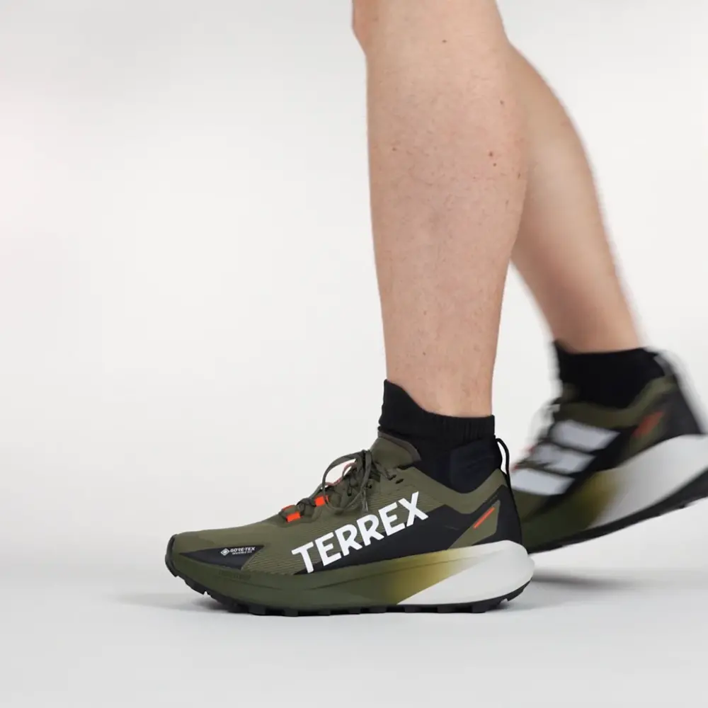 Giày Terrex Agravic Mid GORE-TEX 'Olive Strata' JP7252 - Ảnh 5