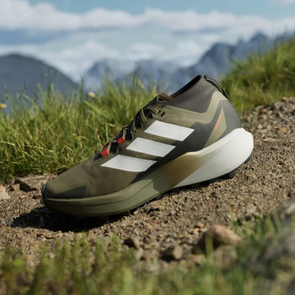 Giày Terrex Agravic Mid GORE-TEX 'Olive Strata' JP7252 - Ảnh 4