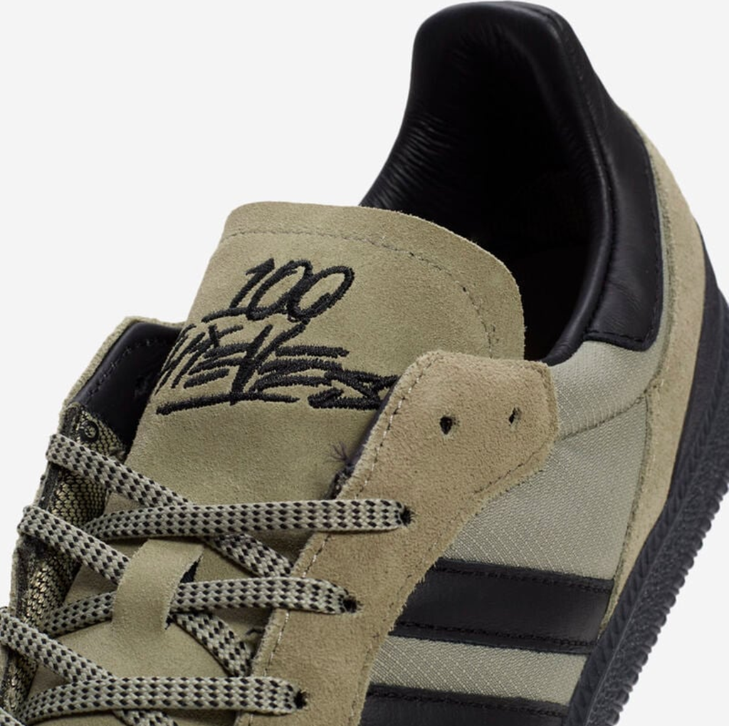 Alternative view of Giày Adidas 100 Thieves Palos Hills ‘Silver Pebble’ JR5536