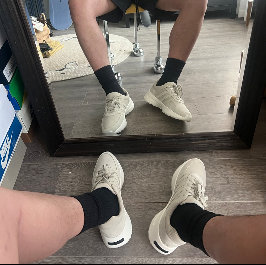 Alternative view of Giày Adidas Los Angeles x Fear of God ‘ Cloud White’ IF1758