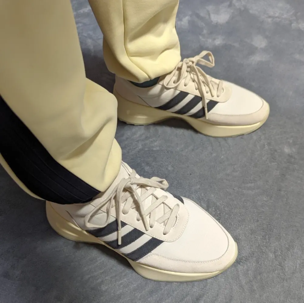 Giày Adidas Los Angeles x Fear of God ‘Cream White’ IH2276 - Ảnh 5