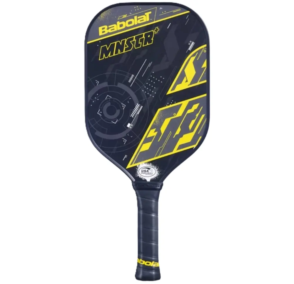 Vợt Pickleball Babolat MNSTR+ 15mm 'Black Yellow'