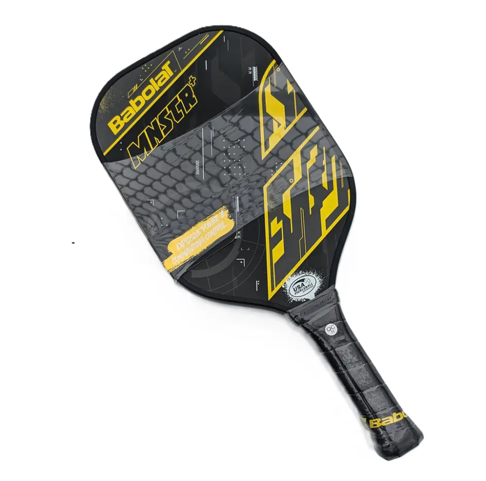Vợt Pickleball Babolat MNSTR+ 15mm 'Black Yellow' - Ảnh 4