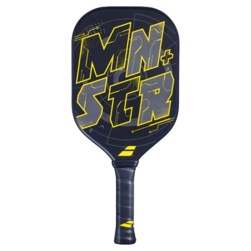 Vợt Pickleball Babolat MNSTR+ 15mm 'Black Yellow' - Ảnh 3