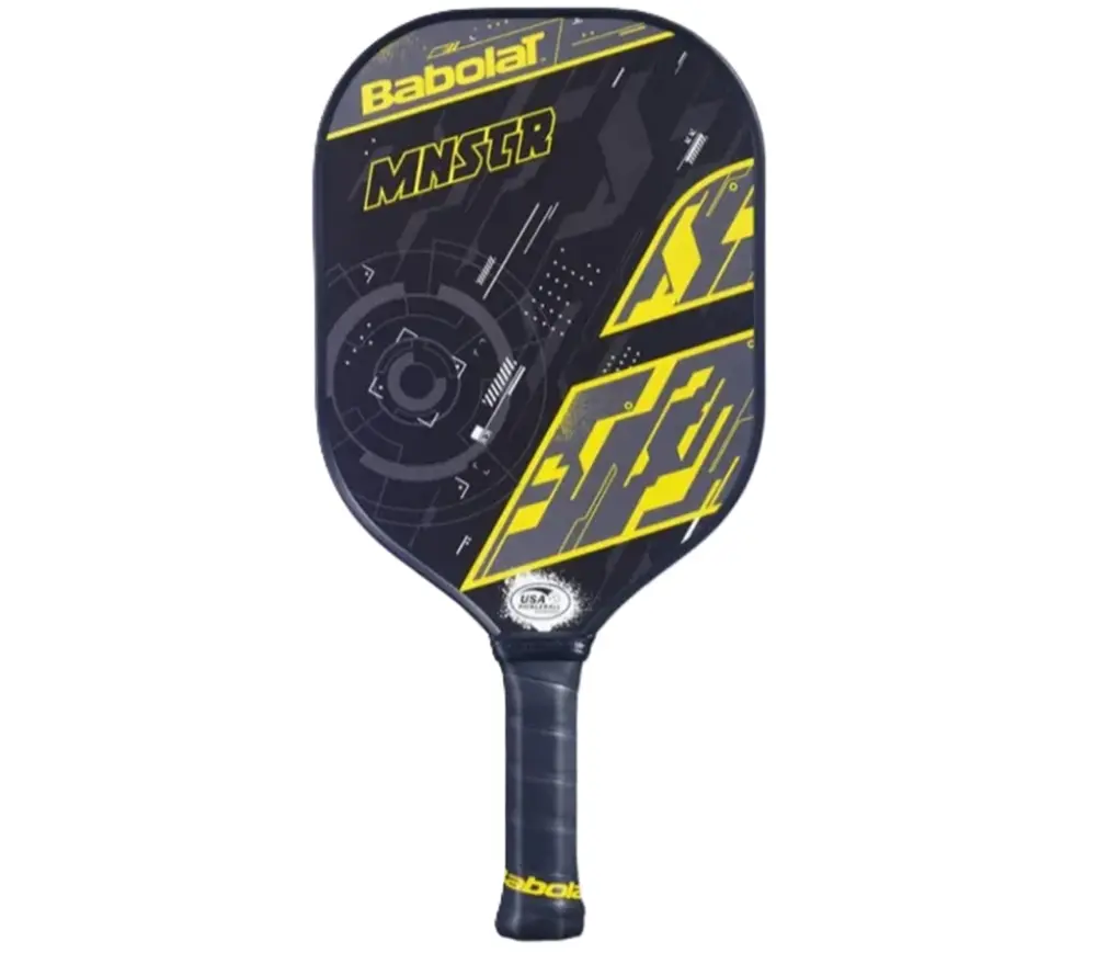 Vợt Pickleball Babolat MNSTR 15mm 'Black Yellow'