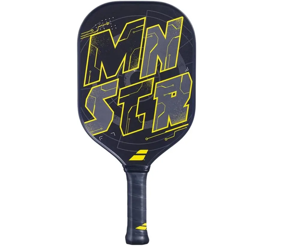 Vợt Pickleball Babolat MNSTR 15mm 'Black Yellow' - Ảnh 3