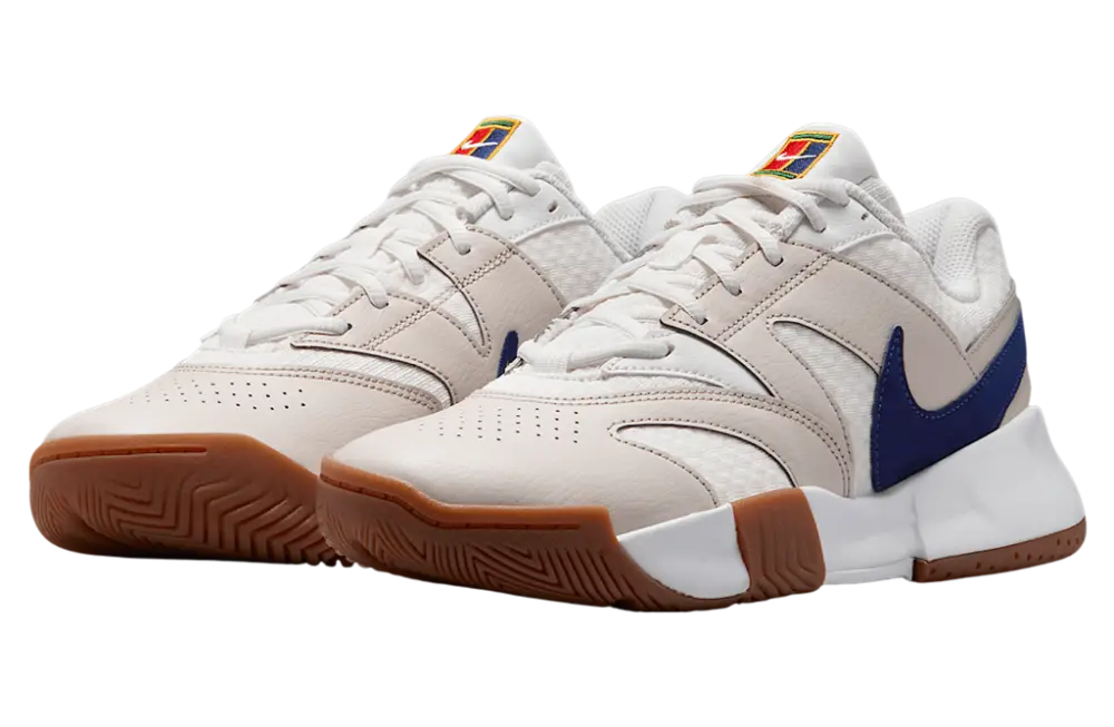 Giày Nike Court Lite 4 ' Bone White Binary Blue' FD6575-102 - Ảnh 4