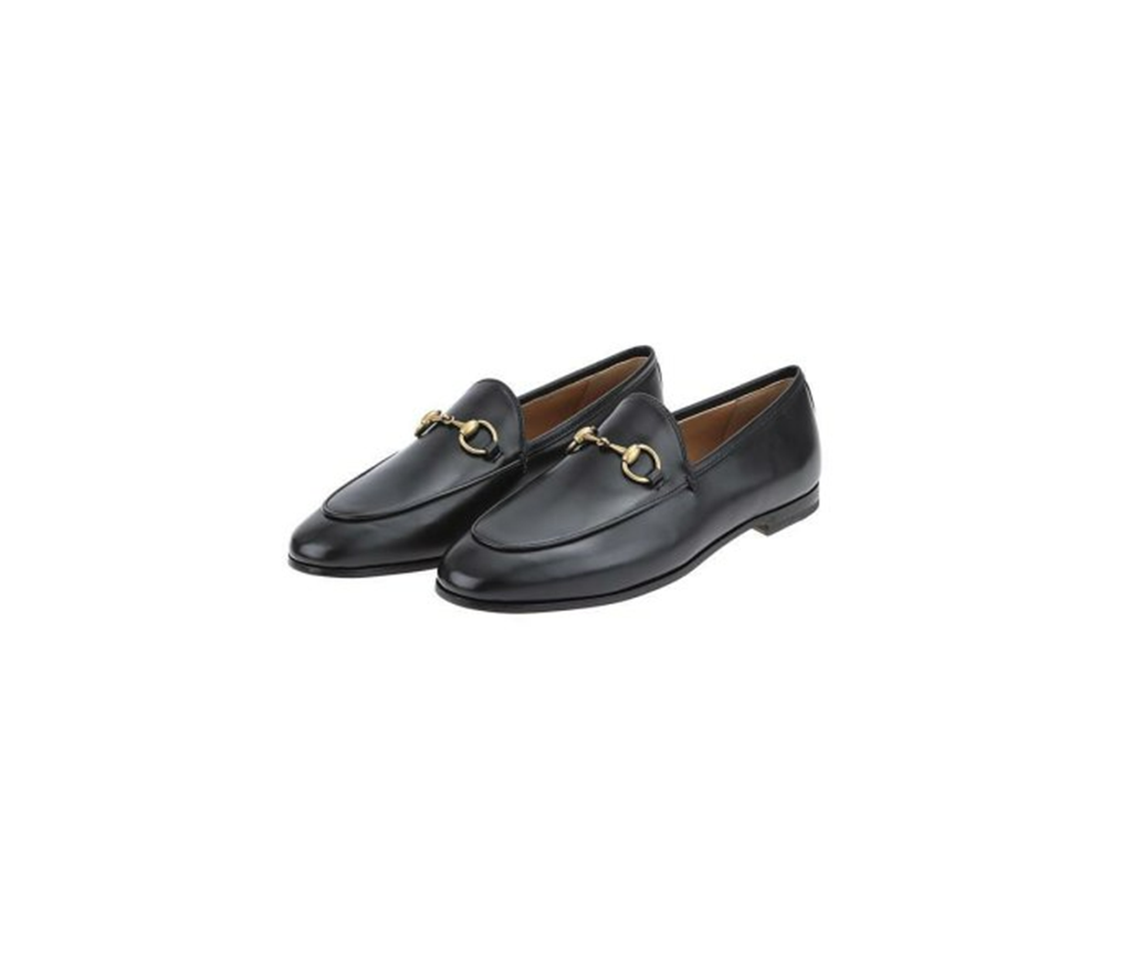 Giày Gucci Jordaan Leather Loafers 404069-BLM00-1000 - Ảnh 4