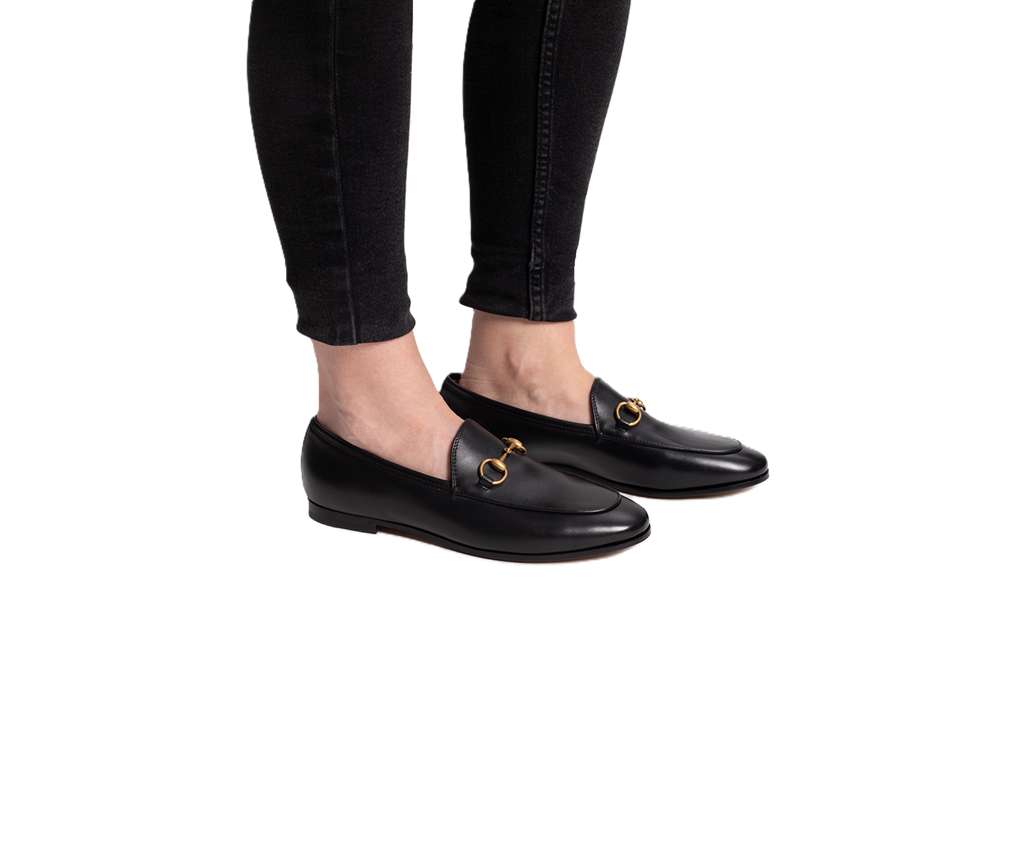 Alternative view of Giày Gucci Jordaan Leather Loafers 404069-BLM00-1000