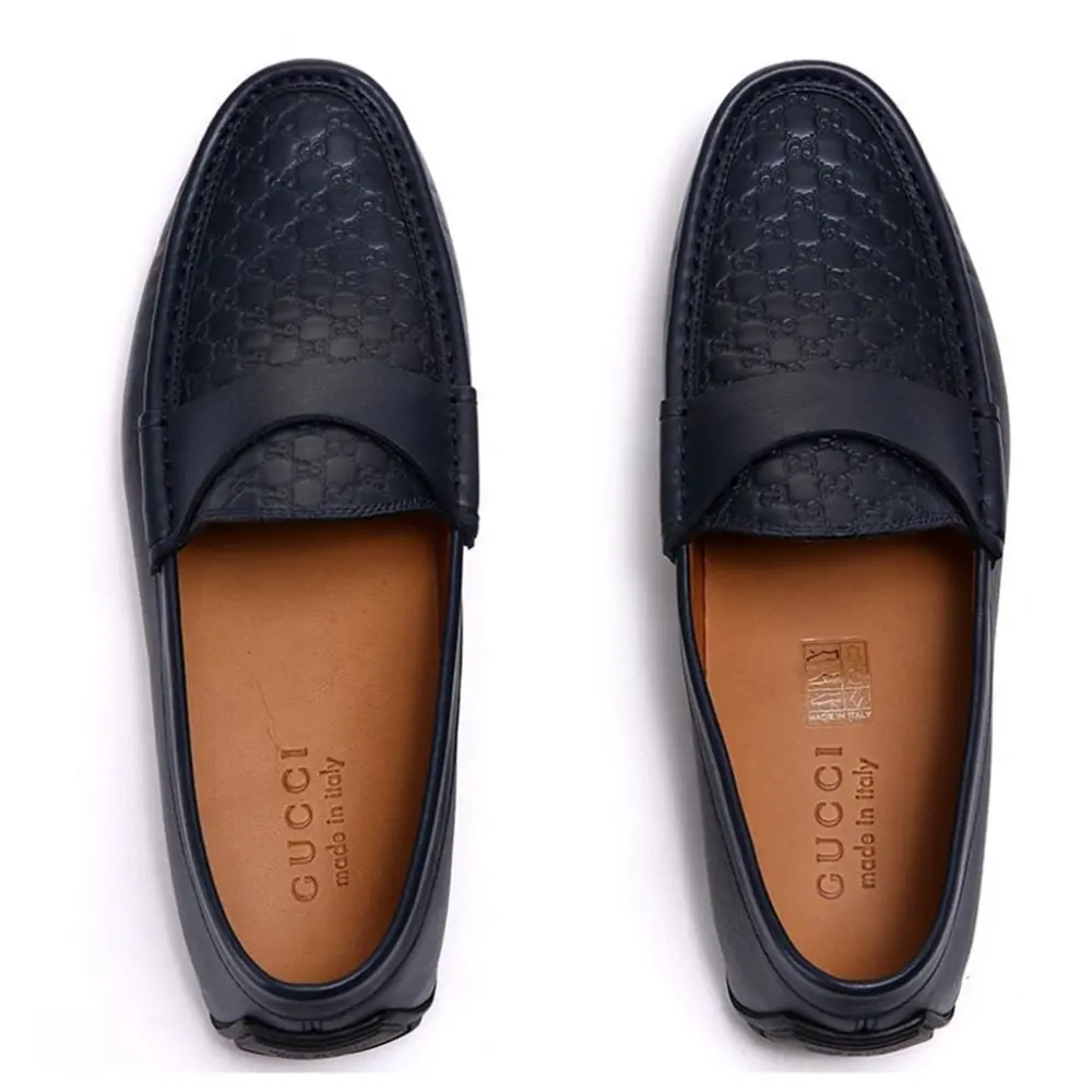 Giày Gucci Micro Sima ‘Black’ 466904-A9LF0-1000 - Ảnh 6