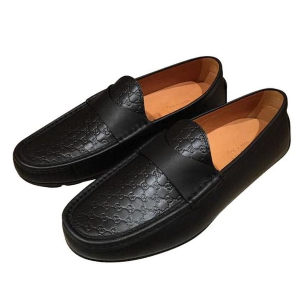 Giày Gucci Micro Sima ‘Black’ 466904-A9LF0-1000 - Ảnh 5