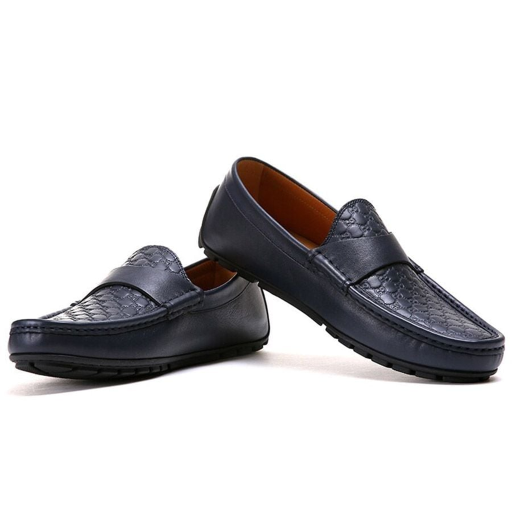 Giày Gucci Micro Sima ‘Black’ 466904-A9LF0-1000 - Ảnh 4