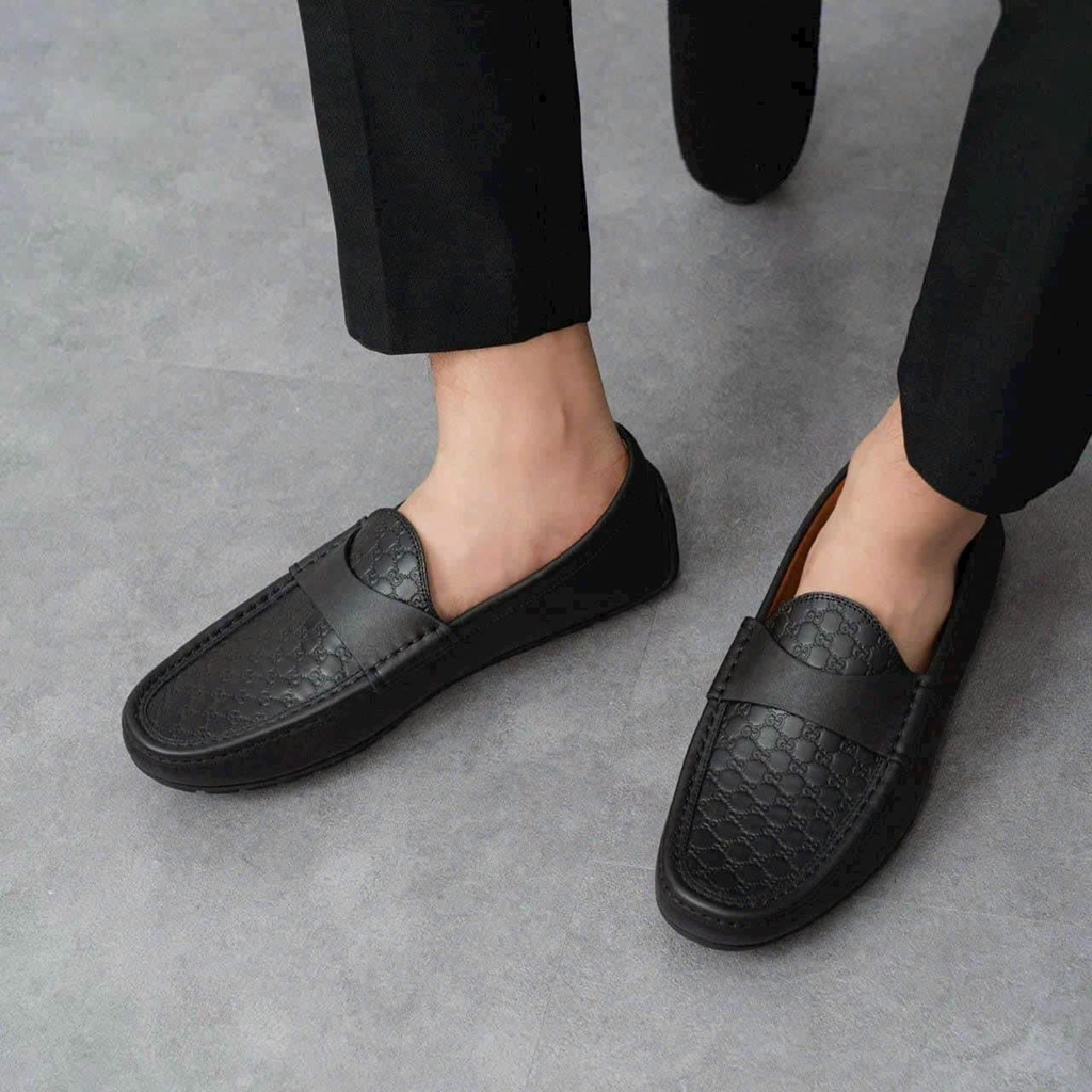 Giày Gucci Micro Sima ‘Black’ 466904-A9LF0-1000 - Ảnh 2