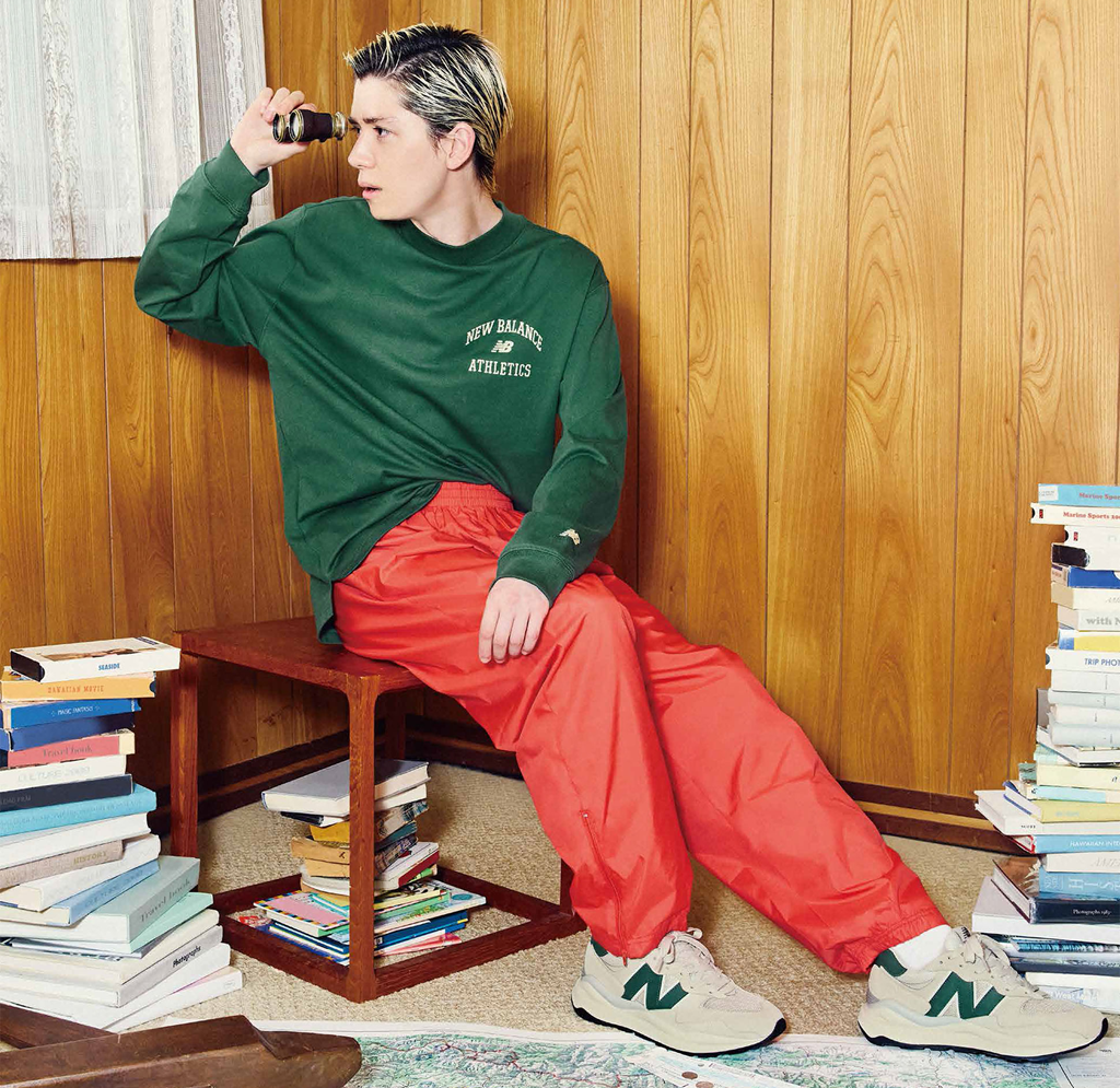 Alternative view of Giày New Balance ‘Beige Green’ M5740ESA