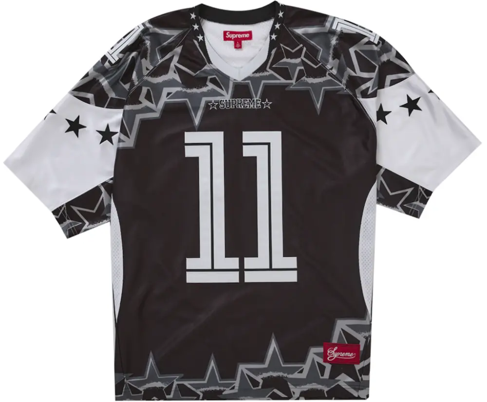 Áo Supreme Stars Football 'Black' SUP-SS25-031