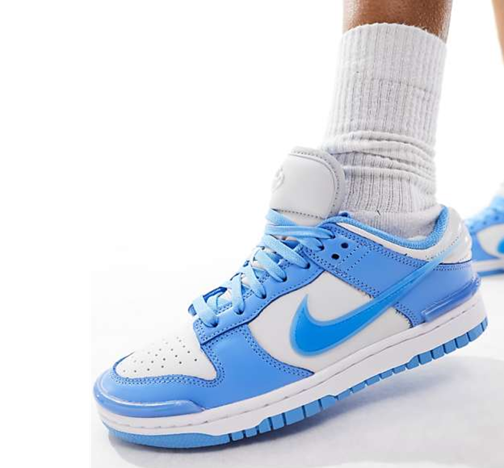 Giày Nike Dunk Low GS ‘Sail Light Photo Blue’ FB9109-004 - Ảnh 4