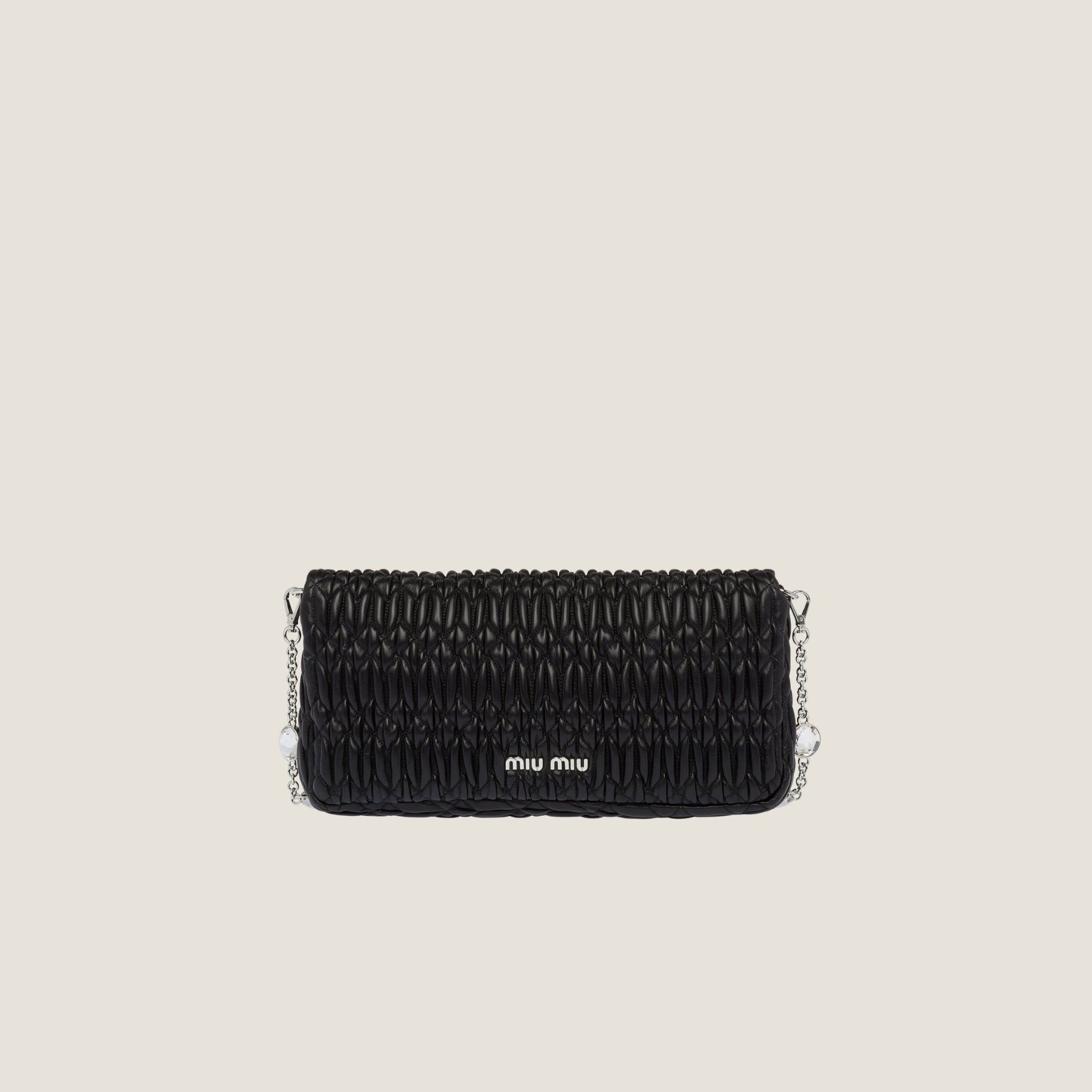 Alternative view of Túi Miu Miu Iconic Crystal Cloqué ‘Black’ 5BD233-FVJ-F0002-V-COG