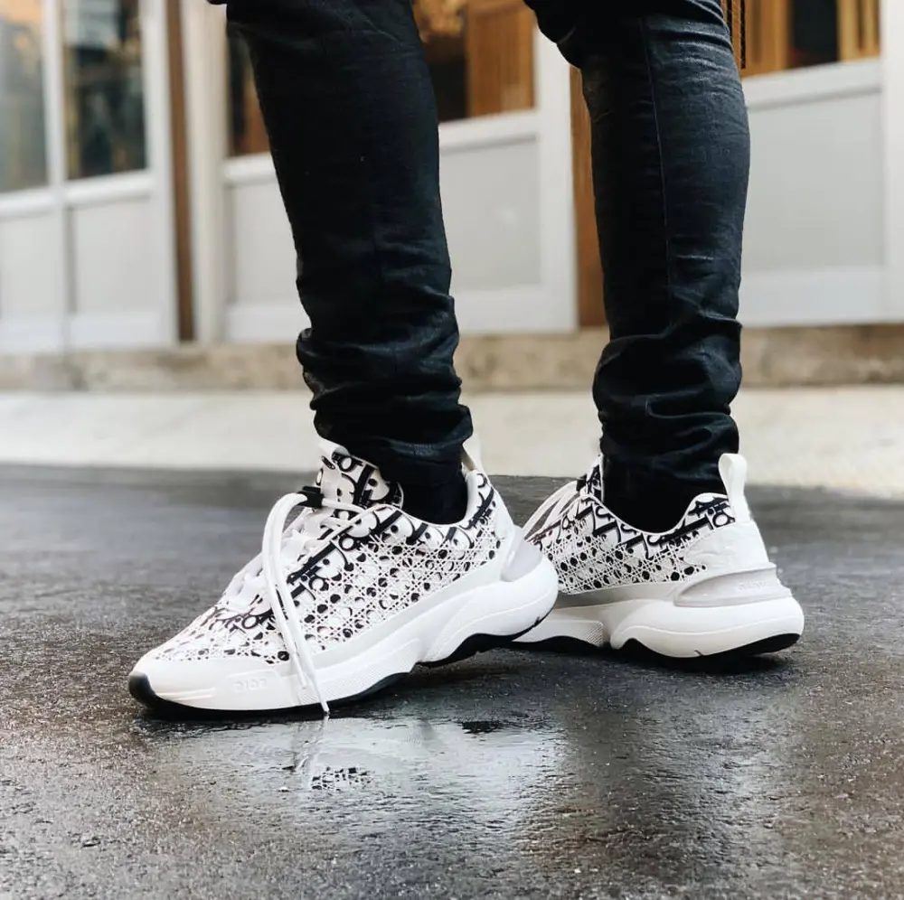 Alternative view of Giày Dior B24 Sneaker ‘Dior Oblique White Cannage’ 3SN248YJT-H069