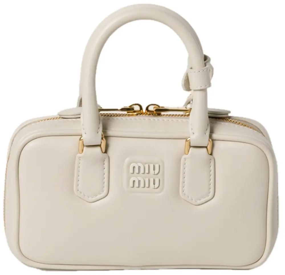 Túi Miu Miu Arcadie Leather Mini ‘White’ 5BP088-ACR3-F0K74-V-OOO