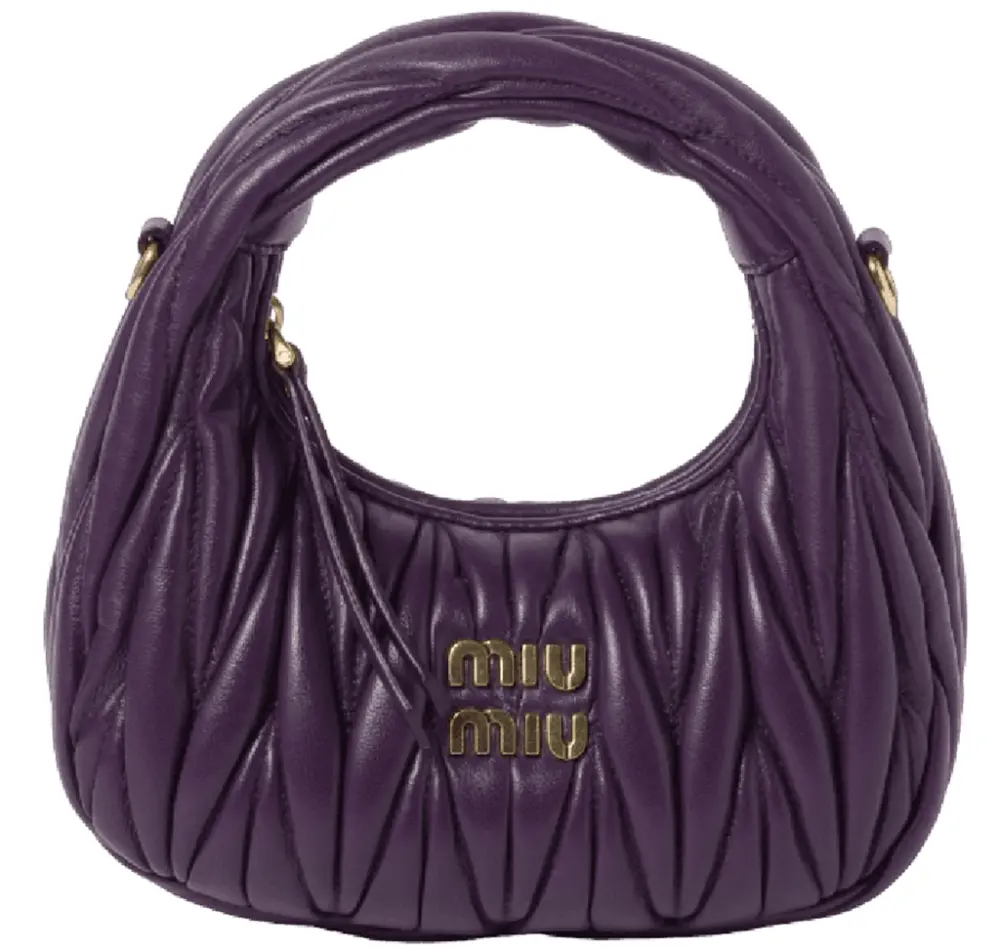 Túi Miu Miu Wander Matelassé Bag ‘Violet’ 5BP078-N88-F0030-V-OOO