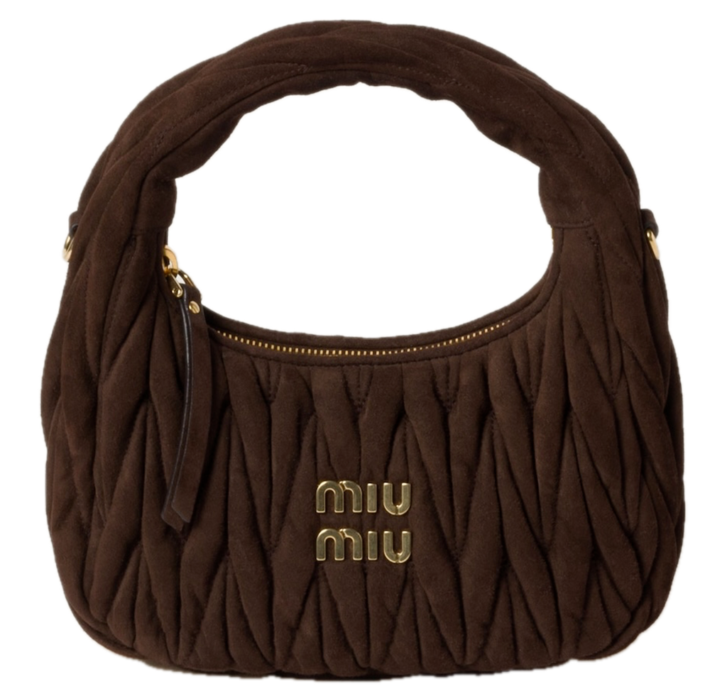 Túi Miu Miu Wander Matelassé Bag ‘Brown’ 5BC125-2B7O-F0003-V-OOY