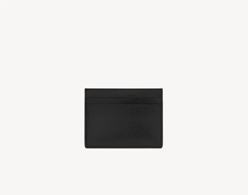 Alternative view of Ví Saint Laurent Paris Card Case ‘Black’ 375946H3Z0W1000