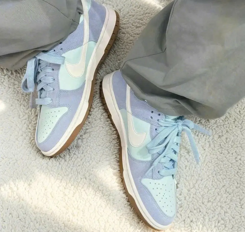Giày Nike Dunk Low Retro SE ‘Blue White’ IB6399-400 - Ảnh 3