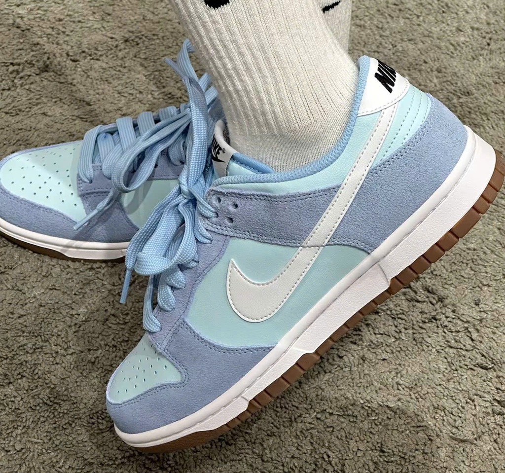 Alternative view of Giày Nike Dunk Low Retro SE ‘Blue White’ IB6399-400