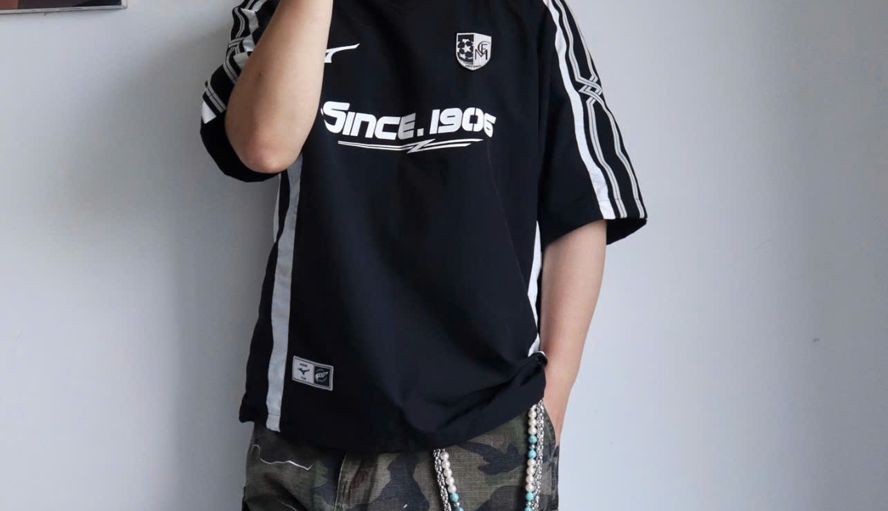 Áo Mizuno Retro Short Sleeved ‘Black’ K2CE43Y1 - Ảnh 4