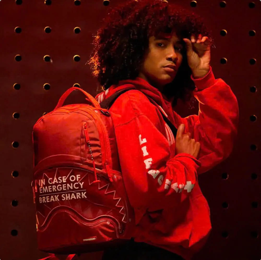 Alternative view of Balo Sprayground Break Shark ' Transparent' W0835724