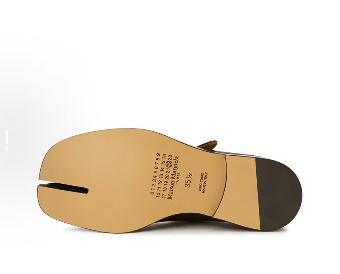 Giày Maison Margiela Box Calf Tabi Court ‘Brown’ S39WL0119P3292T2154 - Ảnh 6