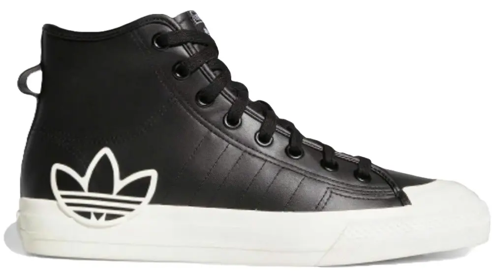 Giày Adidas Nizza Hi RF Leather ‘Black White’ FX8496