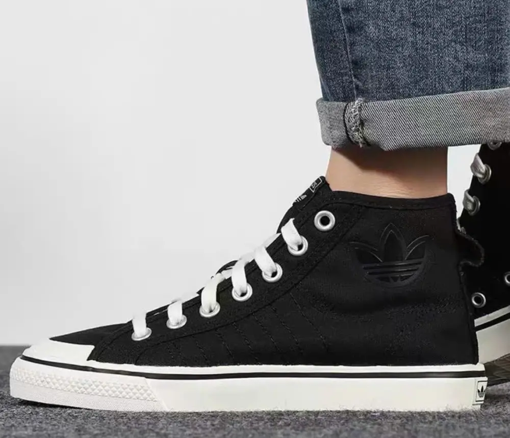 Alternative view of Giày Adidas Nizza Hi RF Core 'Black' GV7121
