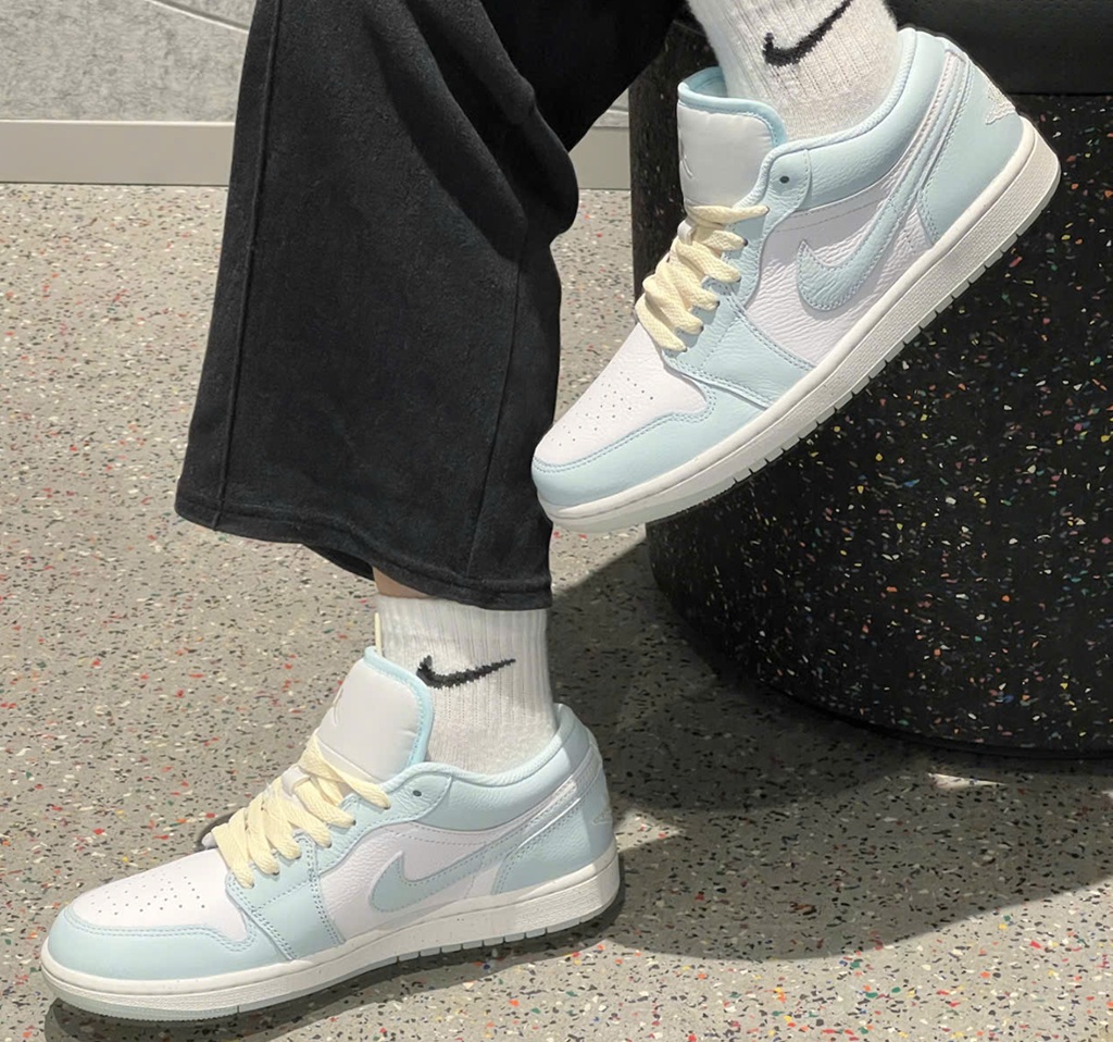 Giày Nike Jordan 1 Low SE “Glacier Blue” HJ5971-400 - Ảnh 5