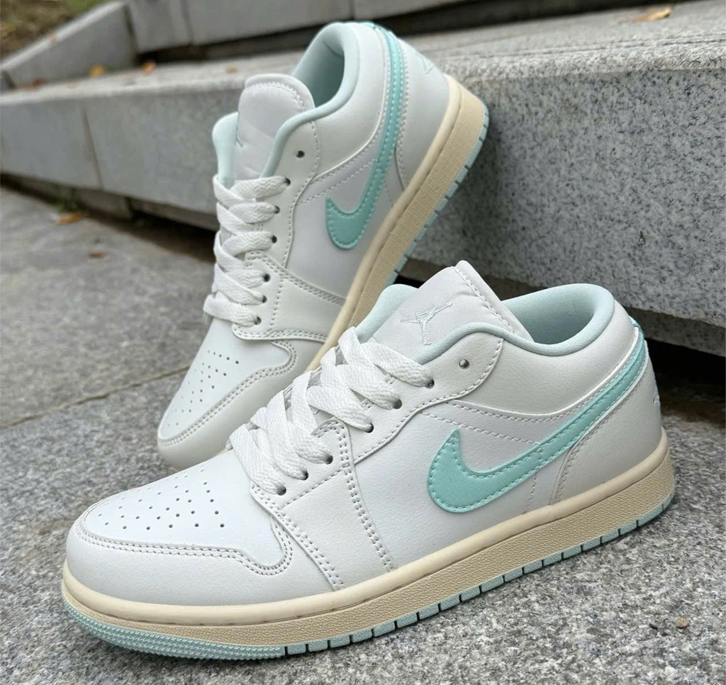 Giày Nike Air Jordan 1 Low 'Sail Igloo' DC0774-134 - Ảnh 6