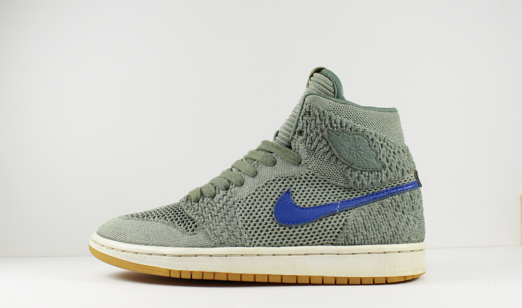 Giày Nike Air Jordan 1 Retro High Flyknit ‘Clay Green’ 919702-333 - Ảnh 2