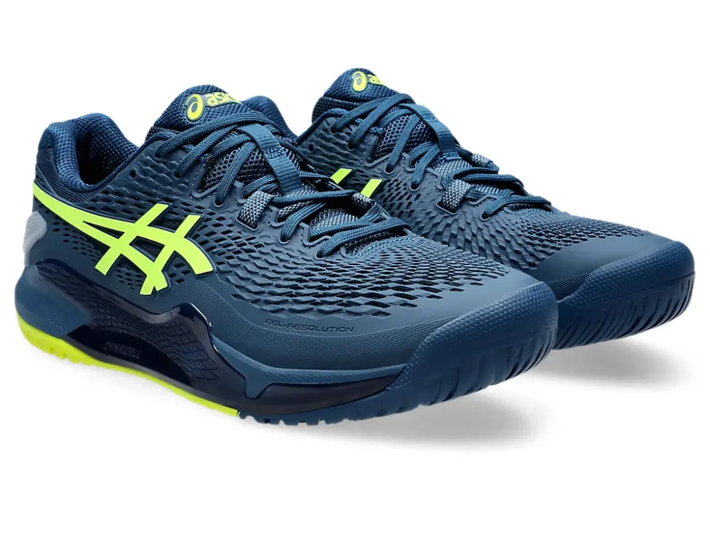 Giày Asics Gel Resolution 9 2E Wide ‘Mako Blue’ 1041A376-404 - Ảnh 6