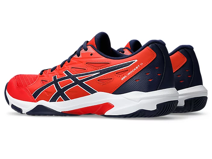 Giày Asics Gel Rocket 11 'Fiery Red Peacoat' 1071A091-601 - Ảnh 5