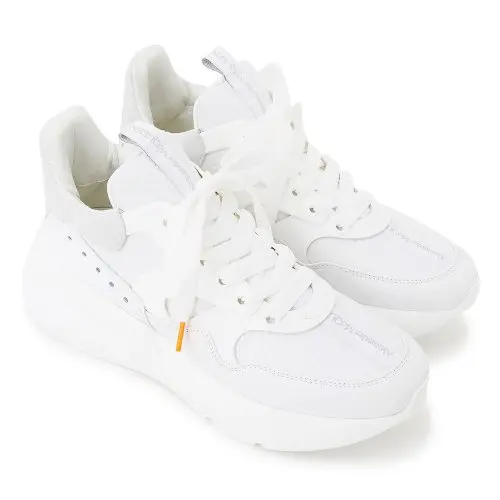 Giày Alexander McQueen Oversized Runner ‘White Ivory’ 604281-WHXI1-9071 - Ảnh 5