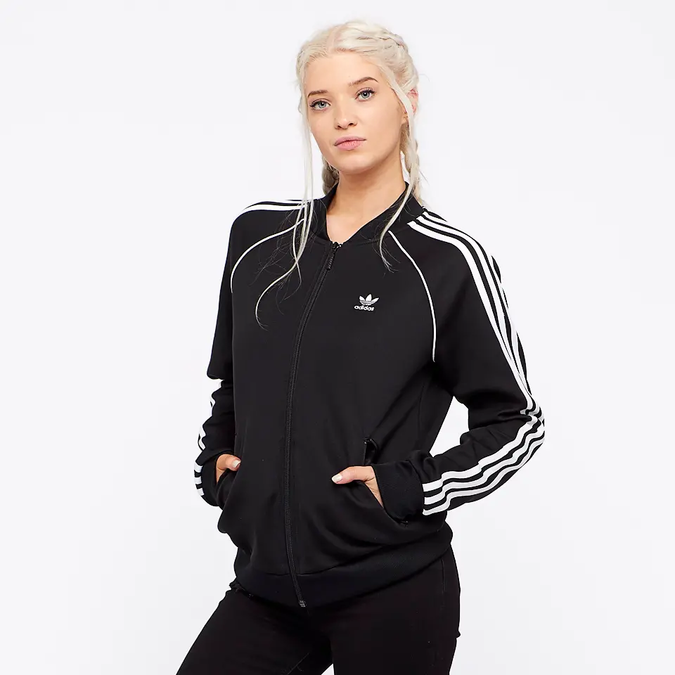 Áo Adidas Women’s SST Track Jacket in 'Black White' CE2392 - Ảnh 4