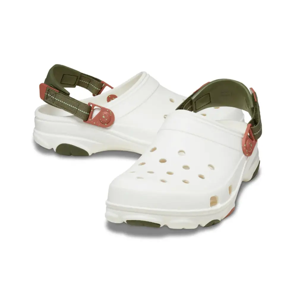 Dép Crocs All Terrain Clogs ‘White Green’ 206340-0WV - Ảnh 6