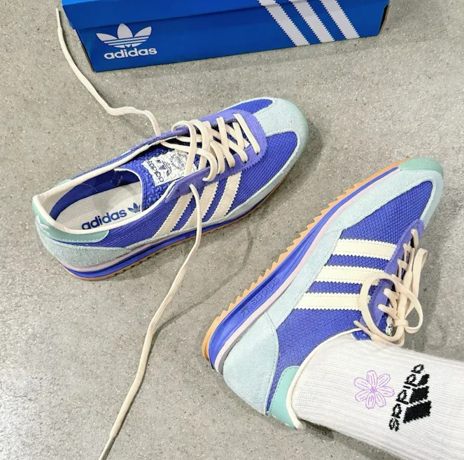 Giày Adidas SL 72 OG ‘Semi Cobalt Blue Cream White’ IH0290 - Ảnh 3