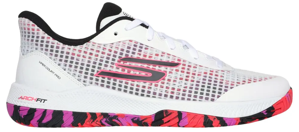 Giày Skechers Viper Court Pro ‘White Hot Pink’ 246069-WHP