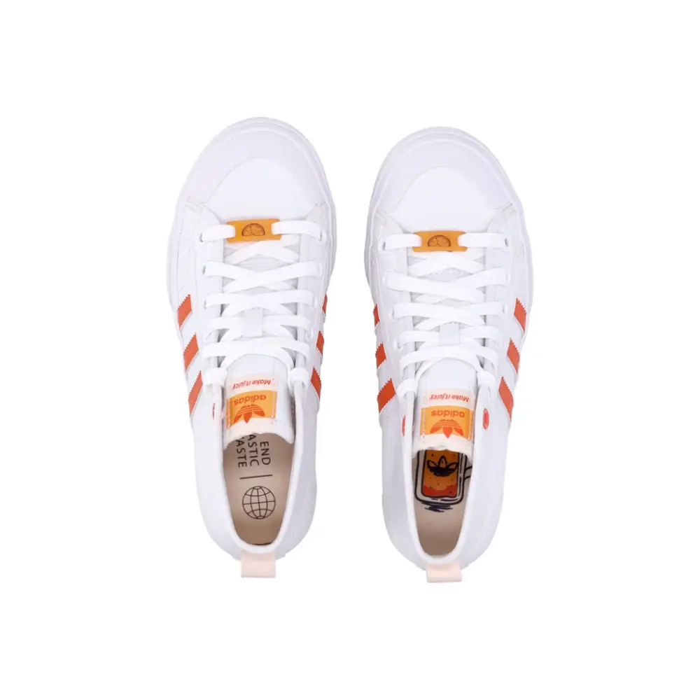 Giày Adidas Nizza Platform Mid Vegan ‘Red’ GY1897 - Ảnh 4