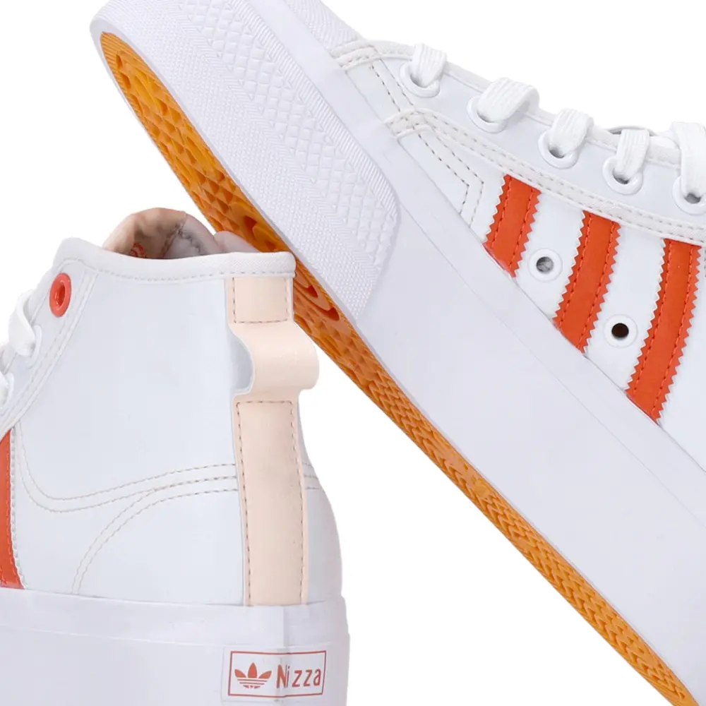 Giày Adidas Nizza Platform Mid Vegan ‘Red’ GY1897 - Ảnh 6