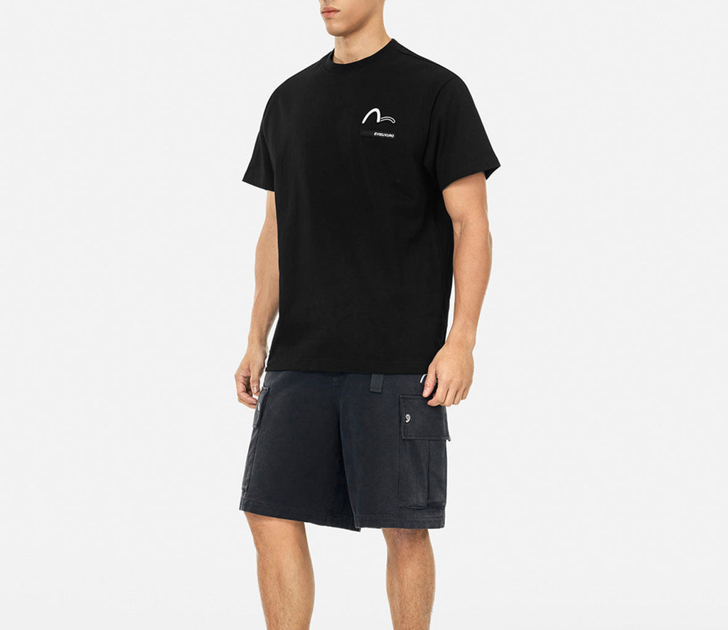 Alternative view of Áo Evisu Metallic Logo And Slogan ‘Black’ 2ESGNM5TS5030XXCT