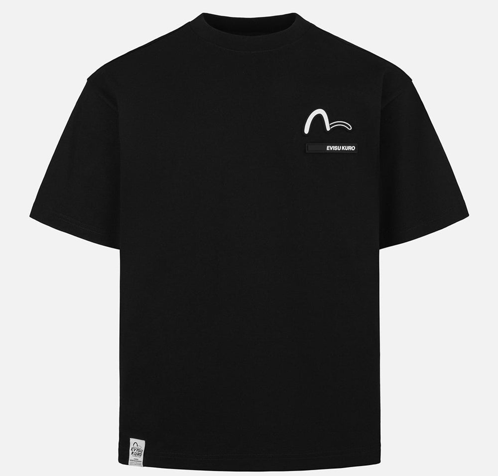 Áo Evisu Metallic Logo And Slogan ‘Black’ 2ESGNM5TS5030XXCT