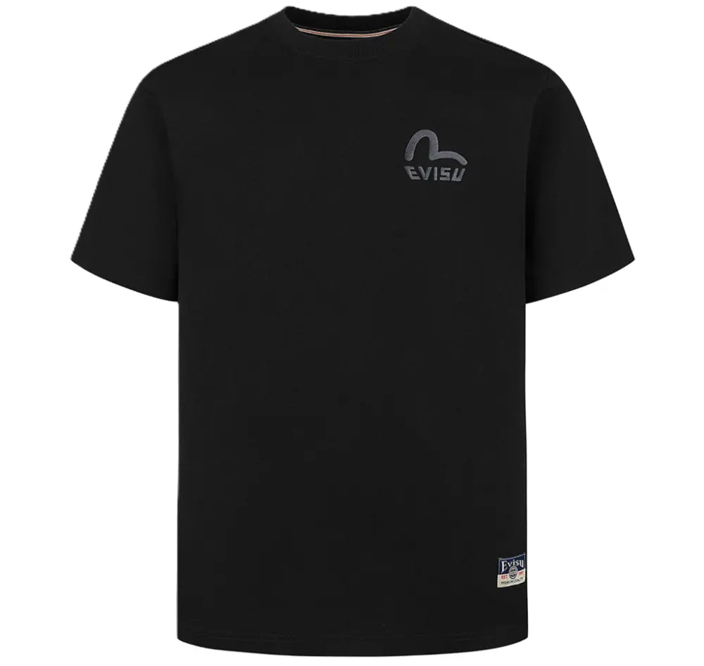 Áo Evisu Seagull And Brand Logo ‘Black’ 2ESHTM5TS1137XXCT