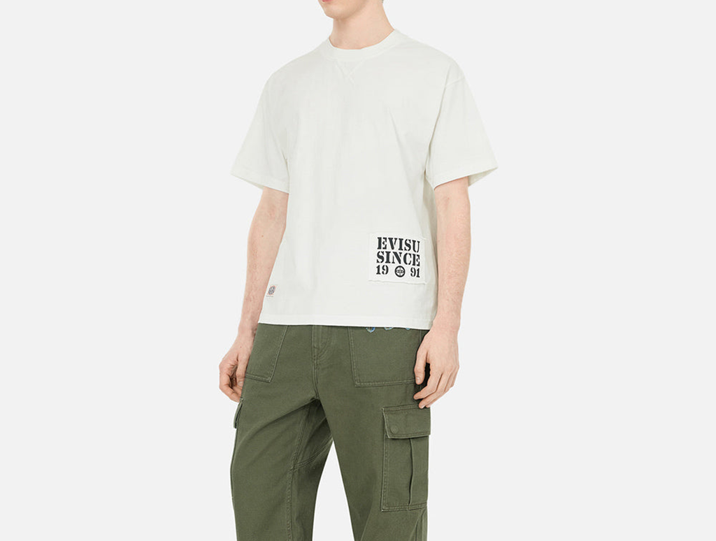 Alternative view of Áo Evisu Daicock Embroidery ‘White’ 2ESHTM5TS7021RXCT